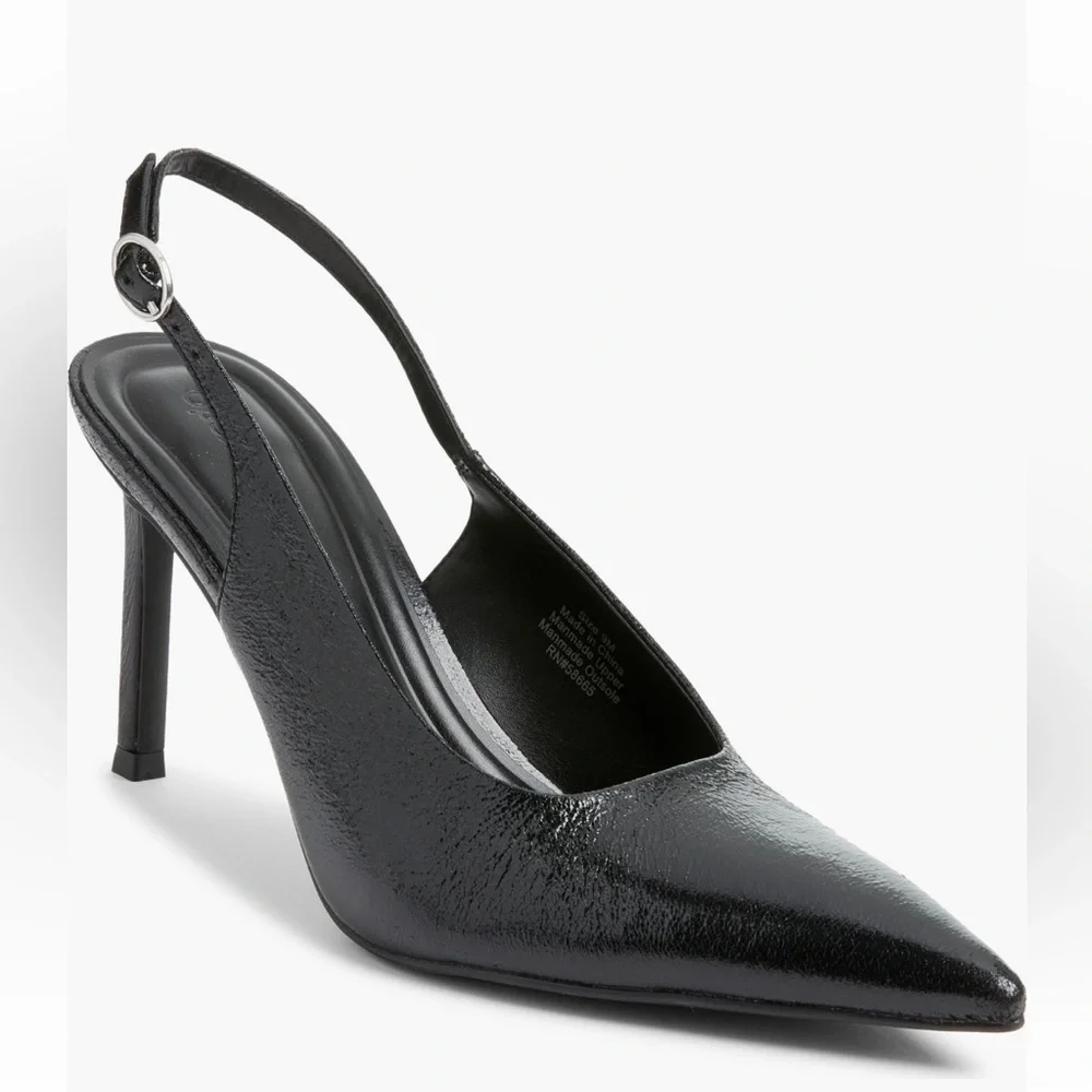 Open Edit Nahla Slingback Pointed Toe Pump - Picture 1 of 2